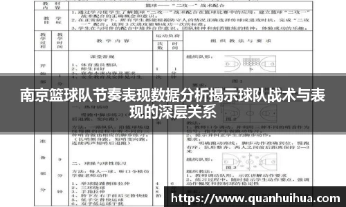 南京篮球队节奏表现数据分析揭示球队战术与表现的深层关系