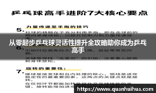 从零起步乒乓球灵活性提升全攻略助你成为乒乓高手